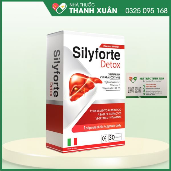 Silyforte Detox - Bổ sung silymarin và một số vitamin cho cơ thể